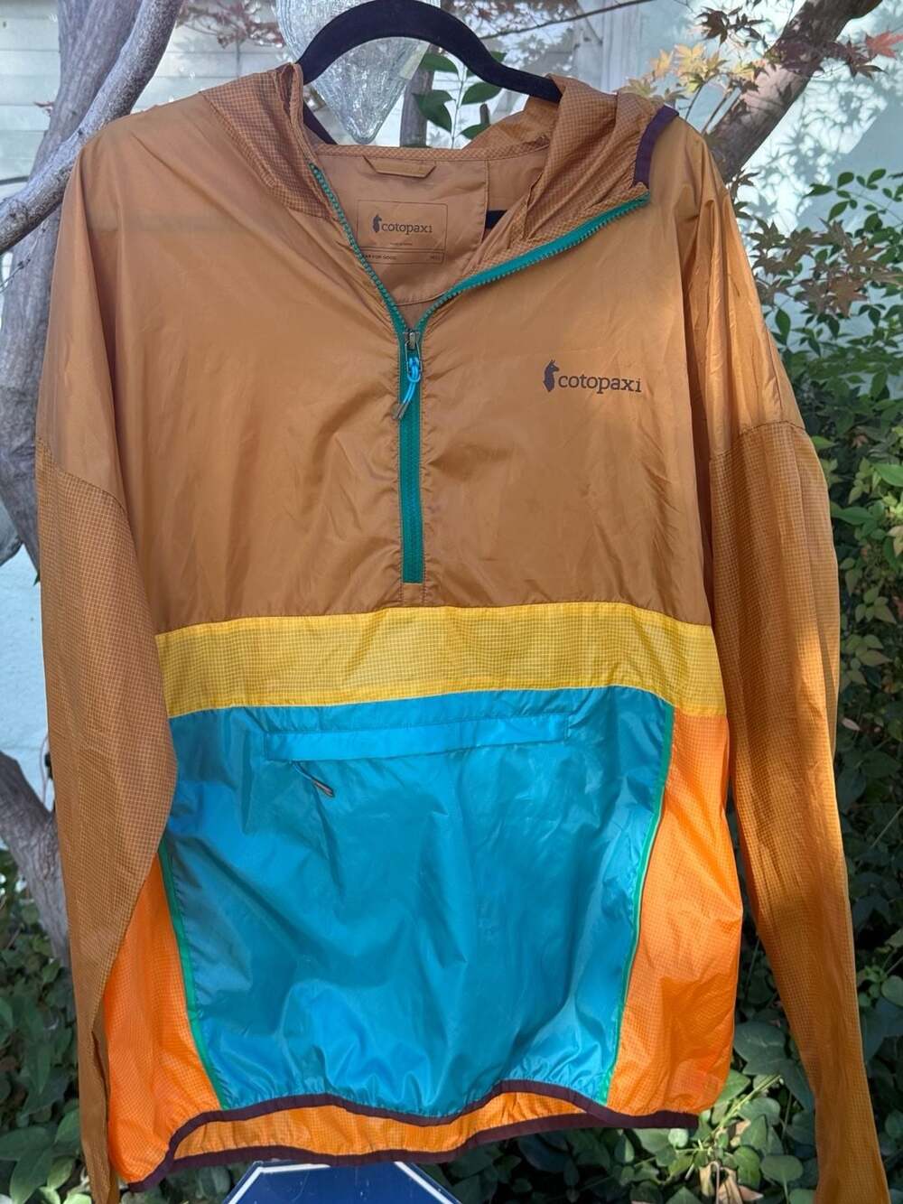 Cotopaxi Teca Half-Zip Windbreaker Size MXL Sycamore